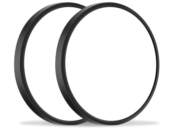 Black- 9 Inch-2 Packs