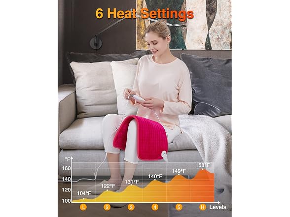 WOOMER Extra Large Electric Heating Pad