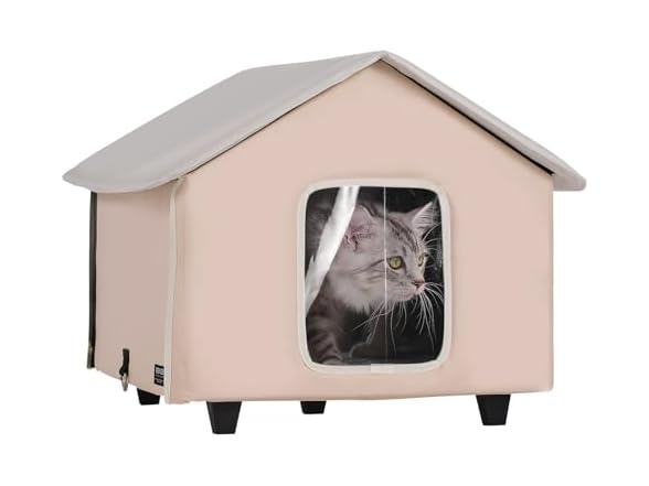 VEVOR Elevated Heated Cat House