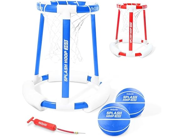 GoSports Splash Hoop 360 Floating Pool Basketball Game