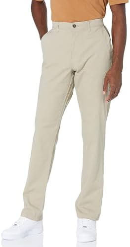 Amazon Essentials Men's Athletic-Fit Casual Stretch Chino Pant, Tan, 35W x 29L