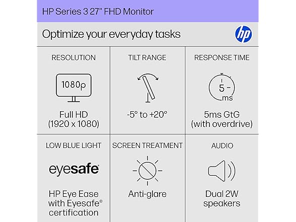 HP Series 3 27" FHD Monitor