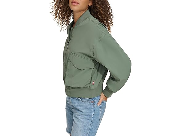 Levis Womens Lightweight Shorty Bomber