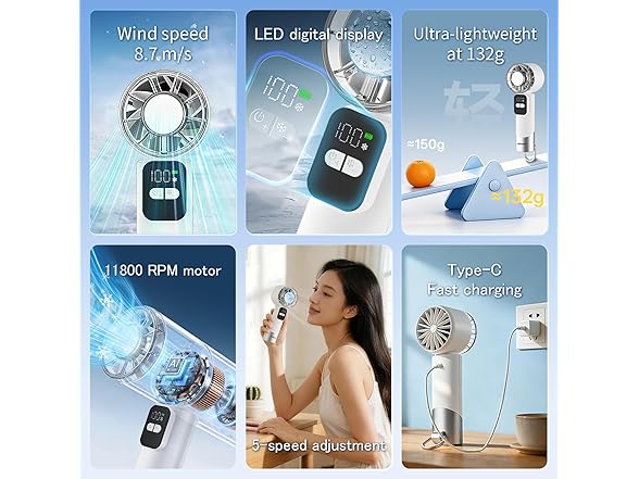 Aonesor Handheld Fan