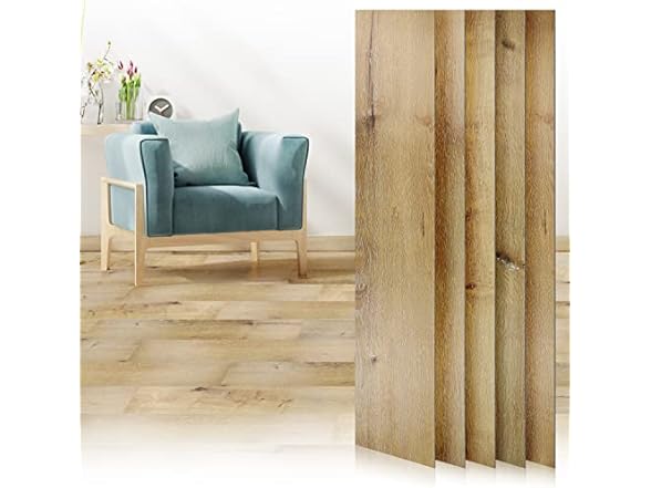 Five Diamond Floor Planks,Peel and Stick