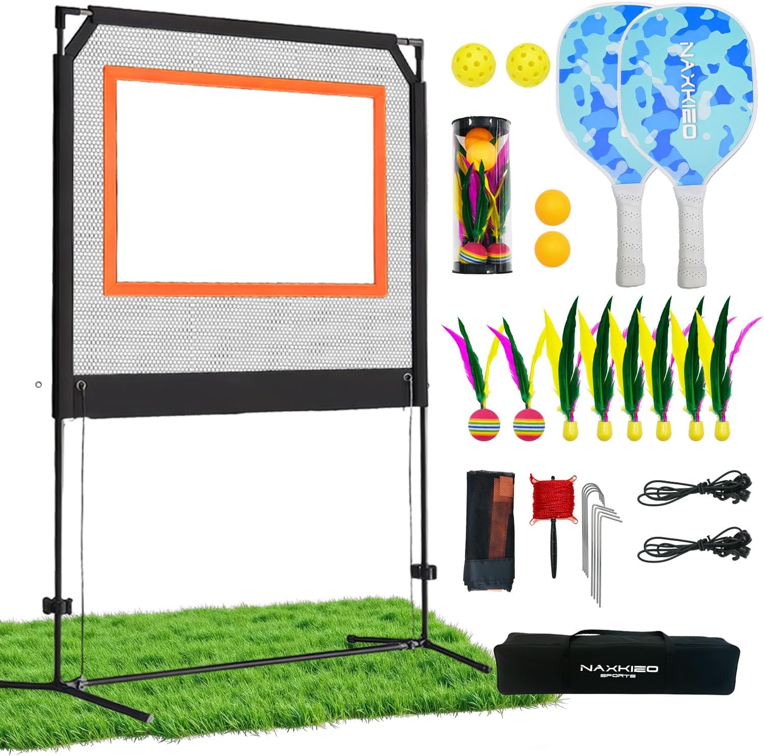 Paddle Game Set w/ Net Backyard Fun - Gallery 4