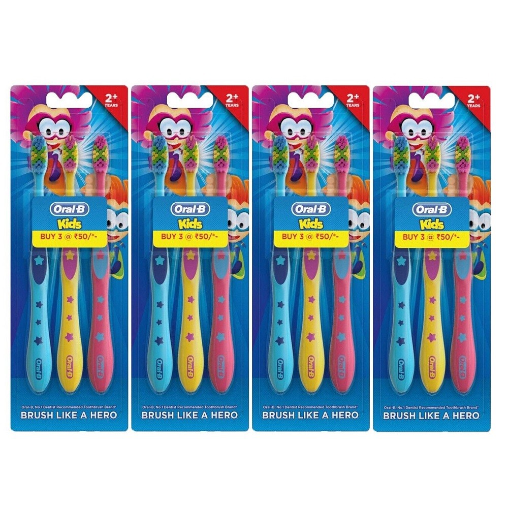 Oral B 4pk Kids Toothbrush 3ct - Gallery 2