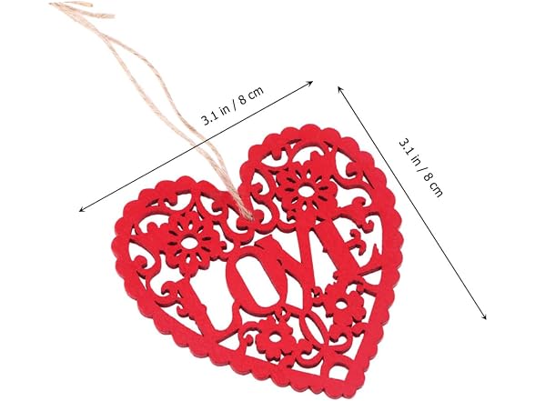 VORCOOL 30 PCS Wooden Discs Slices for Mother's Day