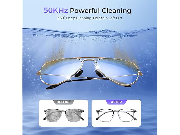 Ultrasonic Jewelry Cleaner White