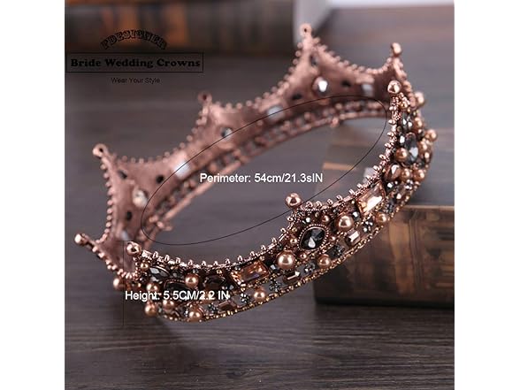 Fdesigner Pearl Wedding Crown