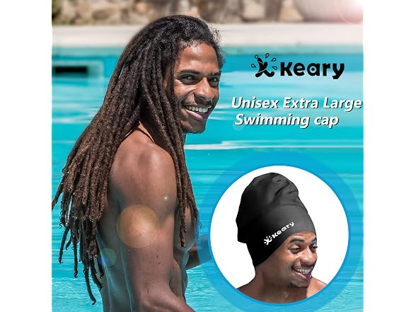 Extra Large Swim Cap for Braids