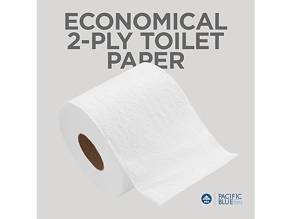 Pacific Blue 2-Ply Toilet Paper 80 Rolls