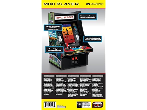 My Arcade Mini Player: 10" Tall Arcade Machine