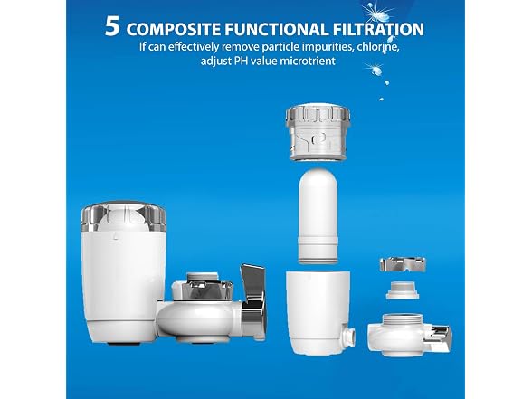 WBM Home Faucet Filter Reduces Lead