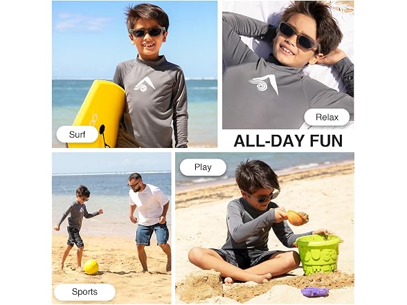 Kanu Surf Boys (12) Platinum Long-Sleeve Rashguard