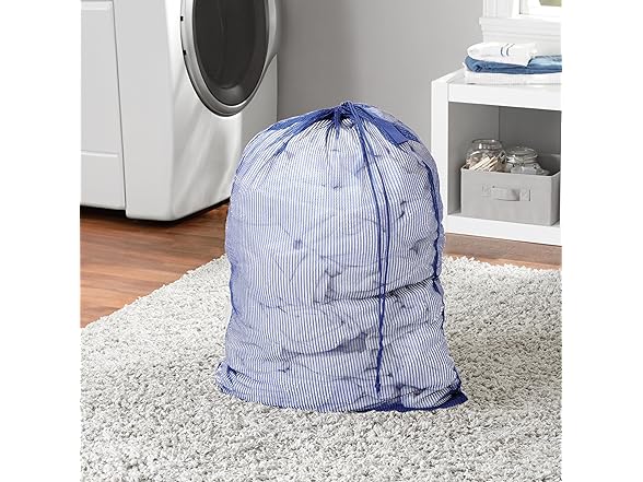 Smart Design Mesh Laundry Bag Blue