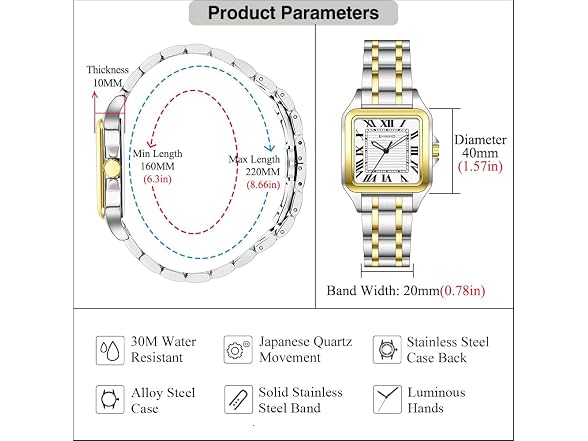 Classic Square Watch