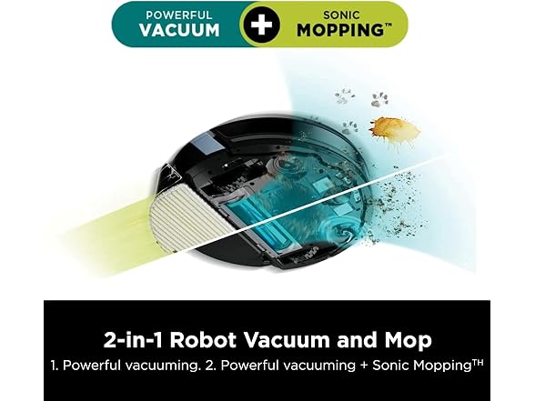 Shark AI Ultra 2-in-1 Robot Vacuum & Mop with Sonic Mopping