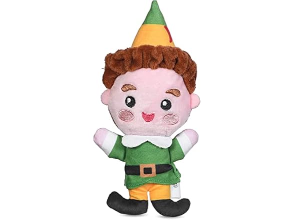 6" Buddy The Elf Dog Plush Squeaker Toy