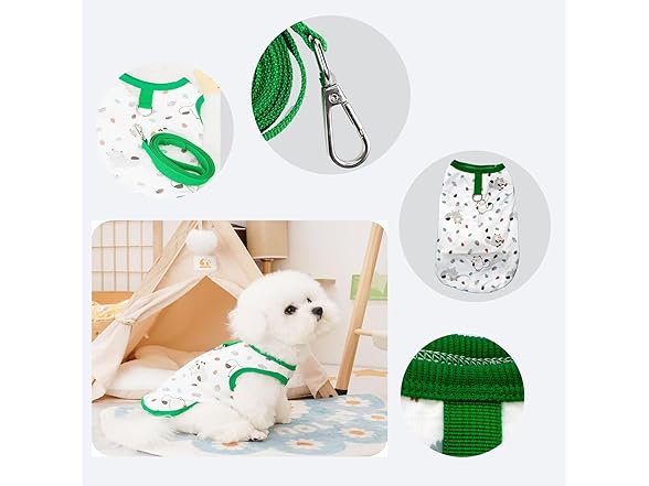 FOTN Dog Clothes: Cute Dog Shirt to Prevent Shedding