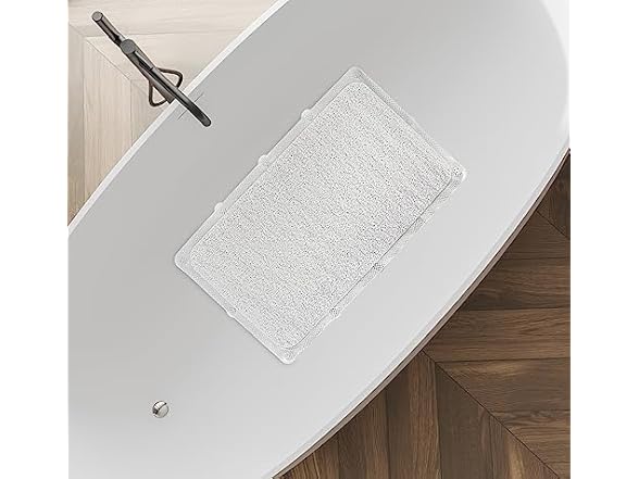 Splash Home Loofa Bathtub Non-Slip Mat