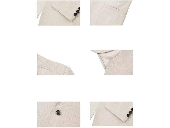 Wangyue Men (42) Slim Piece Linen Suits Suits