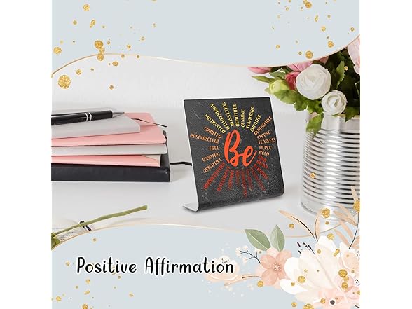 Akeke Positive Affirmations Sign
