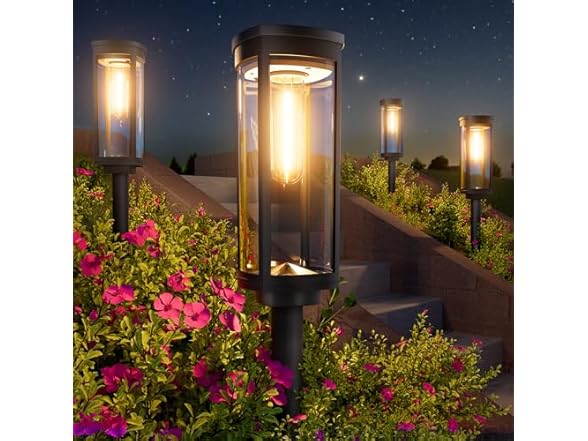 Bright Solar Pathway Lights - 6 Pack