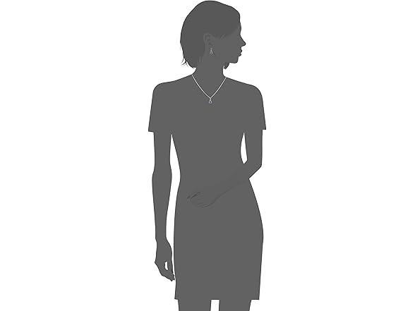 Nine West Women Purple Necklace Earrings Set - Gallery 6