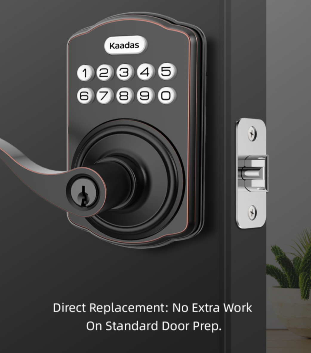 Kaadas KS04 Lever Lock with Key and Keypad - Gallery 21