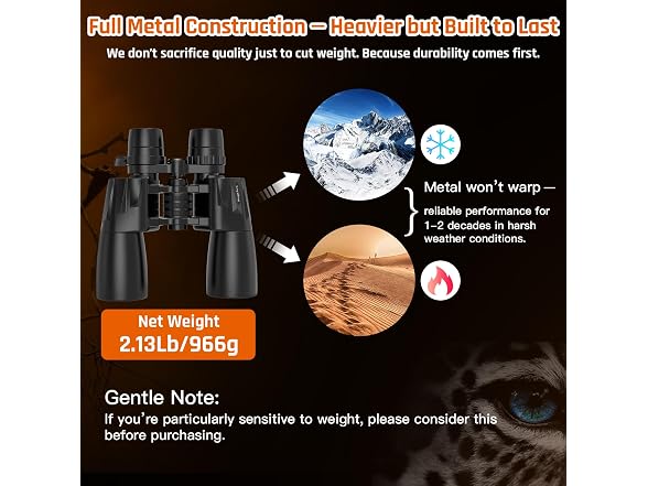 Sogries 10-30x50 Military Binoculars