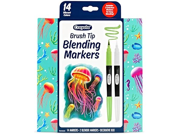 Crayola Blending Marker Set, 16 Count Markers