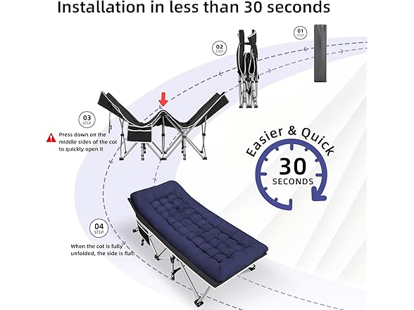 Fragess Portable Camping Cot