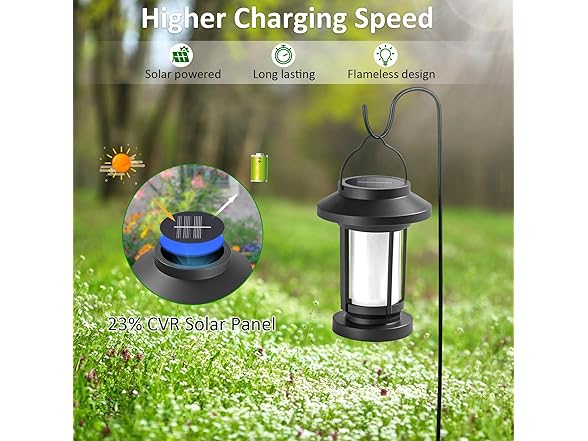 Flickering Flameless Outdoor Lanterns