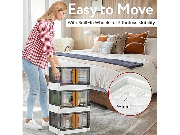 dbest Quik Box - 8.5G 3Pk  Storage Bins