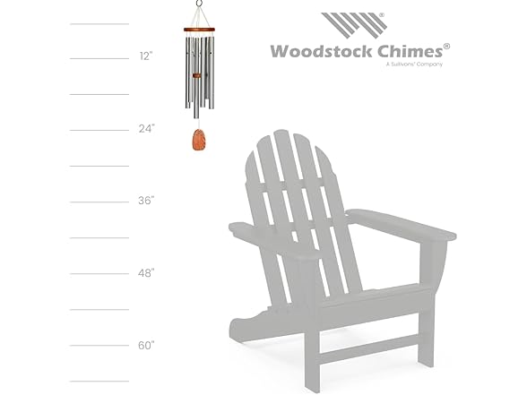 Woodstock Chimes Amazing Grace Wind Chime 24"