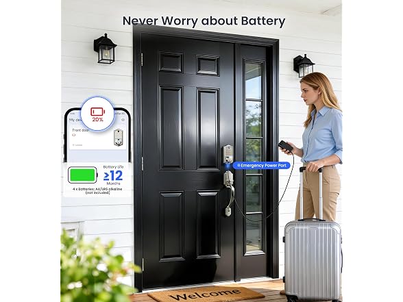 Veise VE017-H 8-in-1 Fingerprint Lock