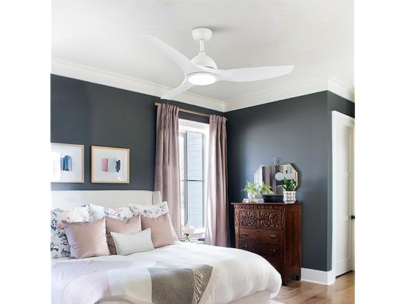 Parrot Uncle 52 Inch Ceiling Fan w/ Light & Remote