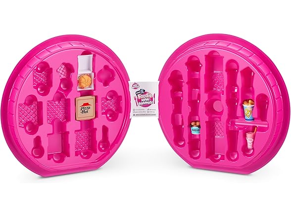 5 Surprise Mini Brands Foodie Collector's Case