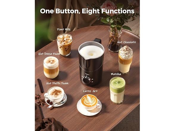 COLDFILL 8-in-1 Milk Frother & Steamer