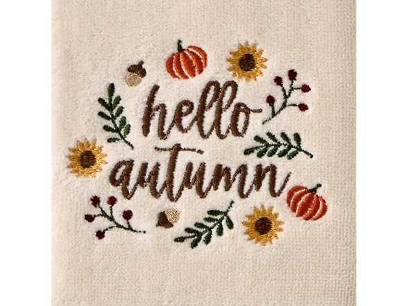 SKL Home Fall/Thanksgiving Autumn Wreath 100% Cotton