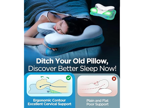 Osteo Cervical Neck Pillow Gray