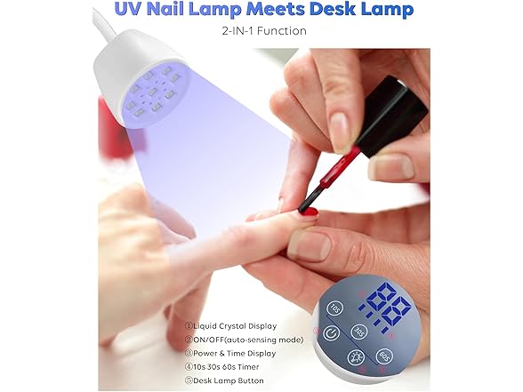 Gooseneck UV Light for Gel Nails