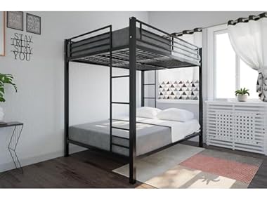 $99.99 DHP Full Over Full Metal Bunk Bed dealfomo