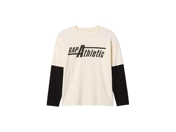 $5.99, Was $29.99, 80% Off! GAP Boys Long Sleeve Layered Tee dealfomo