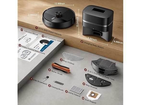 LVKANGDA Robot Vacuum and Mop Combo