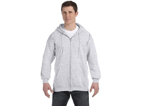 Hanes Men (M) Full Zip Ultimate Heavyweight Hoodie