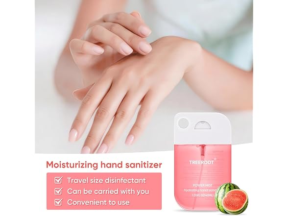 Treeroot Alcohol Free Hand Sanitizer Spray 4 Pack