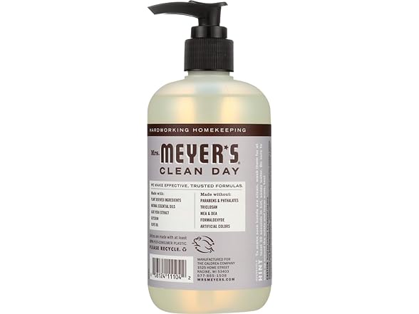 MRS. MEYER'S HAND SOAP,LIQ,LAVENDER