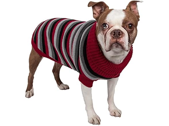 Pet Life ® Polo-Casual Knit Pet Sweater
